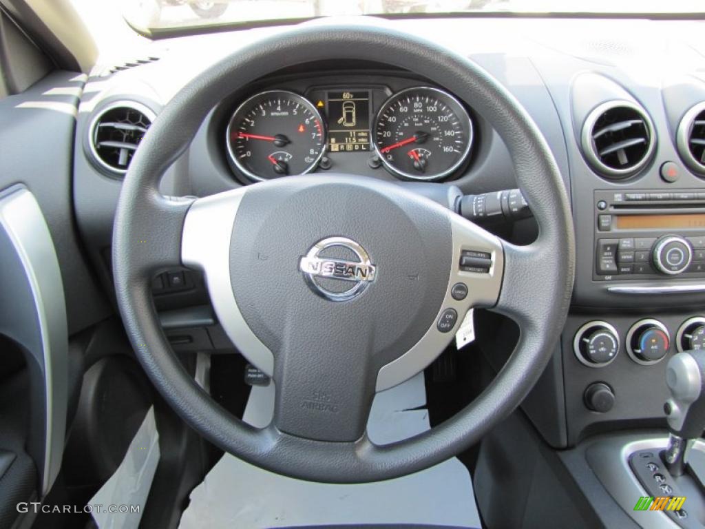 2011 Rogue S - Gotham Gray Metallic / Black photo #13