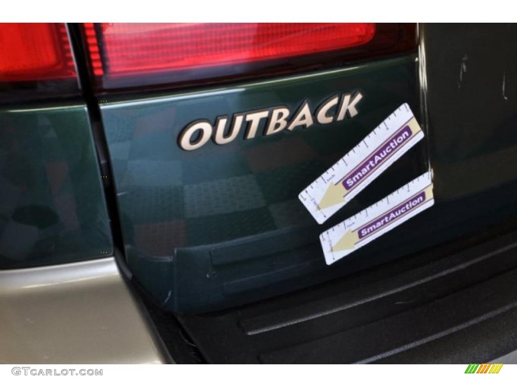 2001 Outback Wagon - Timberline Green Metallic / Beige photo #30