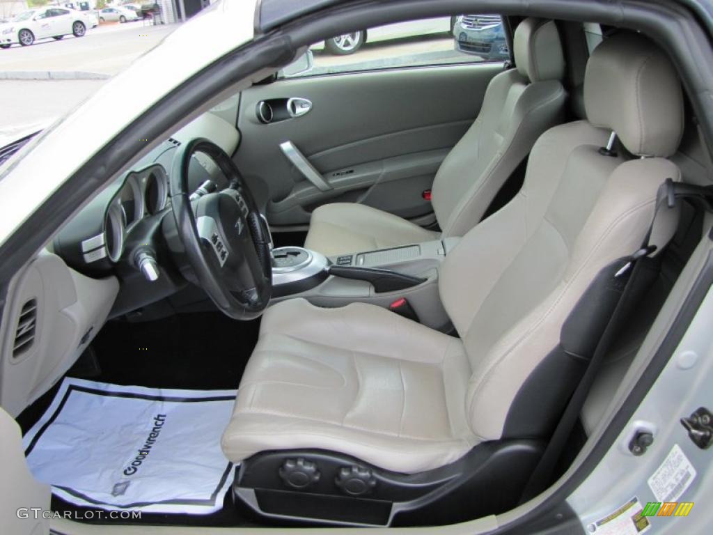 Frost Leather Interior 2006 Nissan 350Z Touring Roadster Photo #47949963