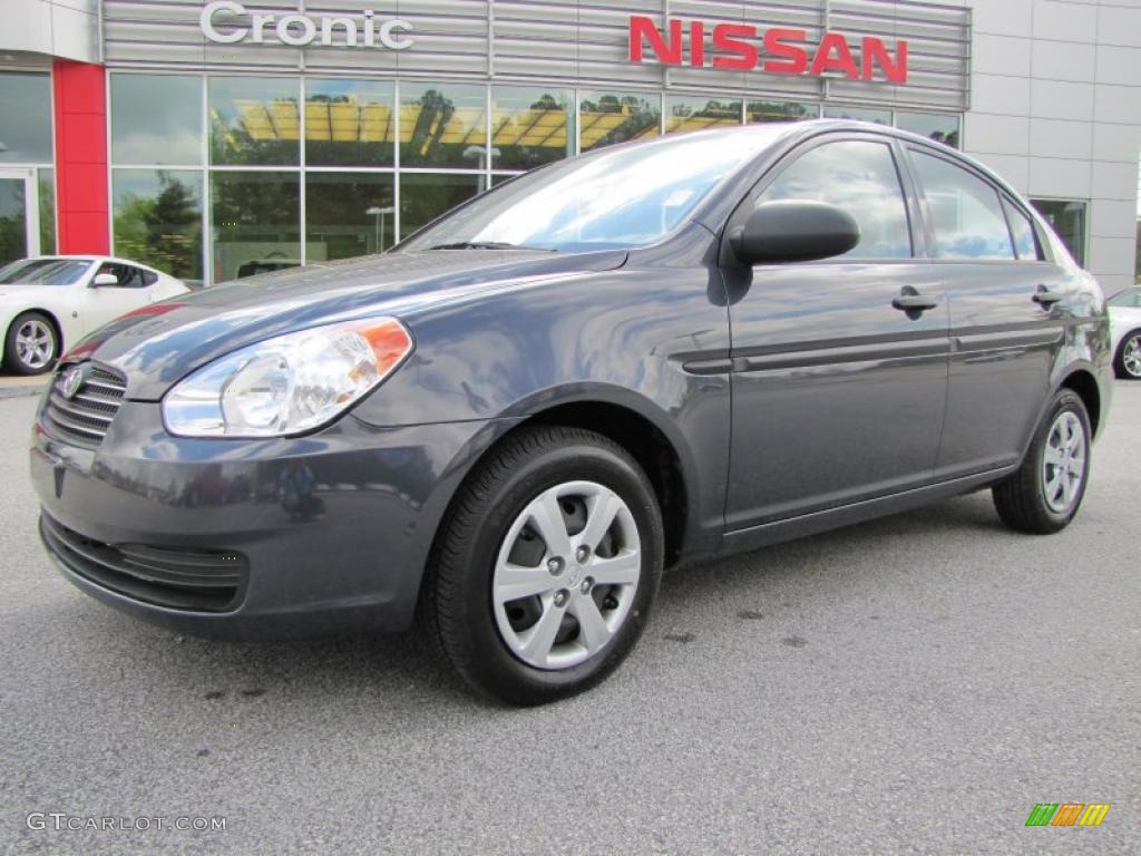 Charcoal Gray Hyundai Accent