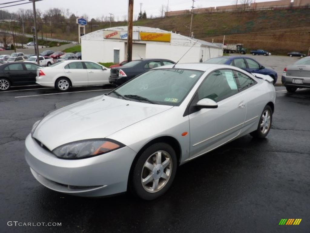 2000 Cougar V6 - Silver Frost Metallic / Graystone photo #5