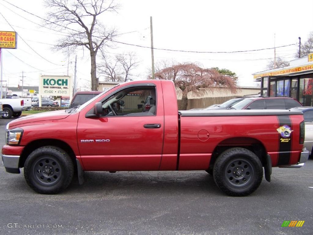 Inferno Red Crystal Pearl 2006 Dodge Ram 1500 SLT Regular Cab Exterior Photo #47951301