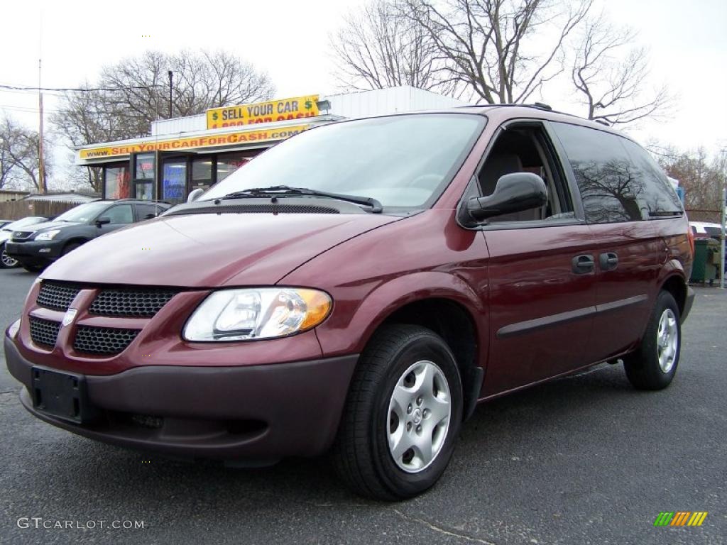 2003 Caravan SE - Deep Molten Red Pearl / Sandstone photo #1