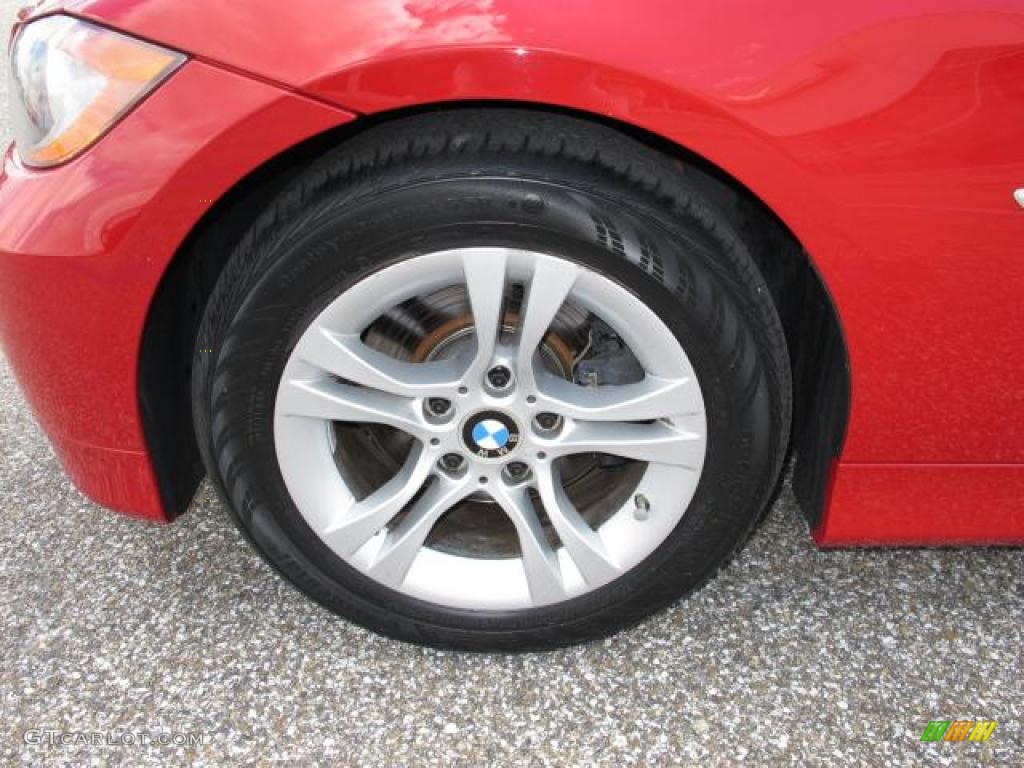 2008 3 Series 328i Sedan - Crimson Red / Beige photo #11