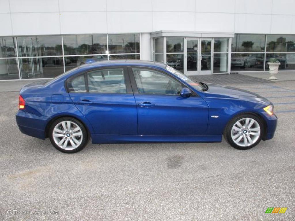 2008 3 Series 328i Sedan - Montego Blue Metallic / Gray photo #2