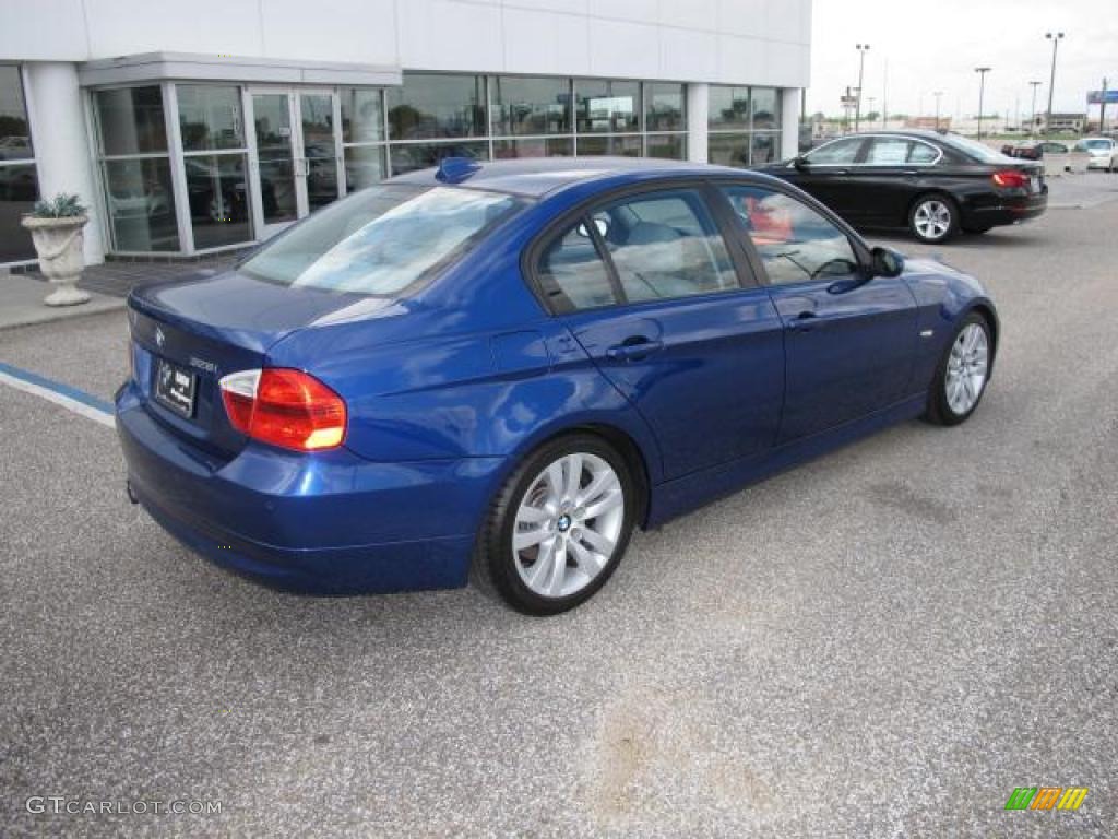 2008 3 Series 328i Sedan - Montego Blue Metallic / Gray photo #3