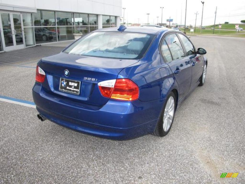 2008 3 Series 328i Sedan - Montego Blue Metallic / Gray photo #4