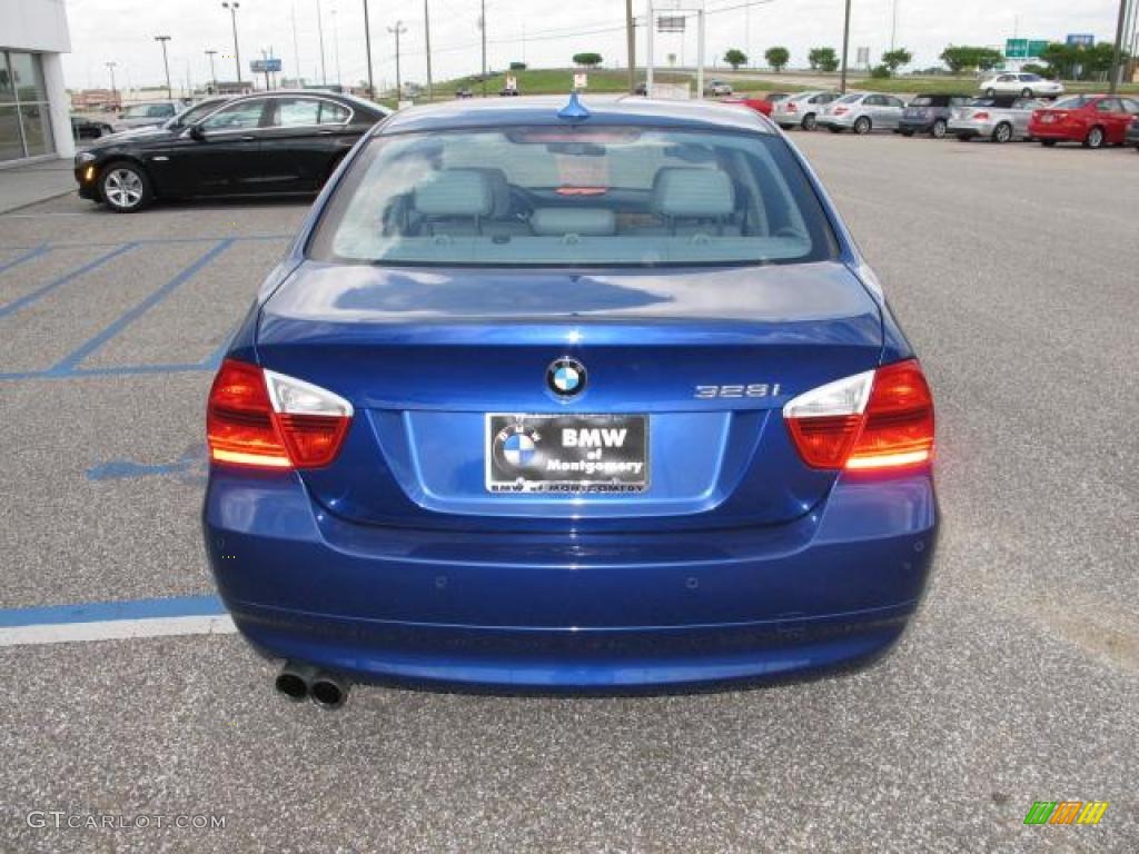2008 3 Series 328i Sedan - Montego Blue Metallic / Gray photo #5