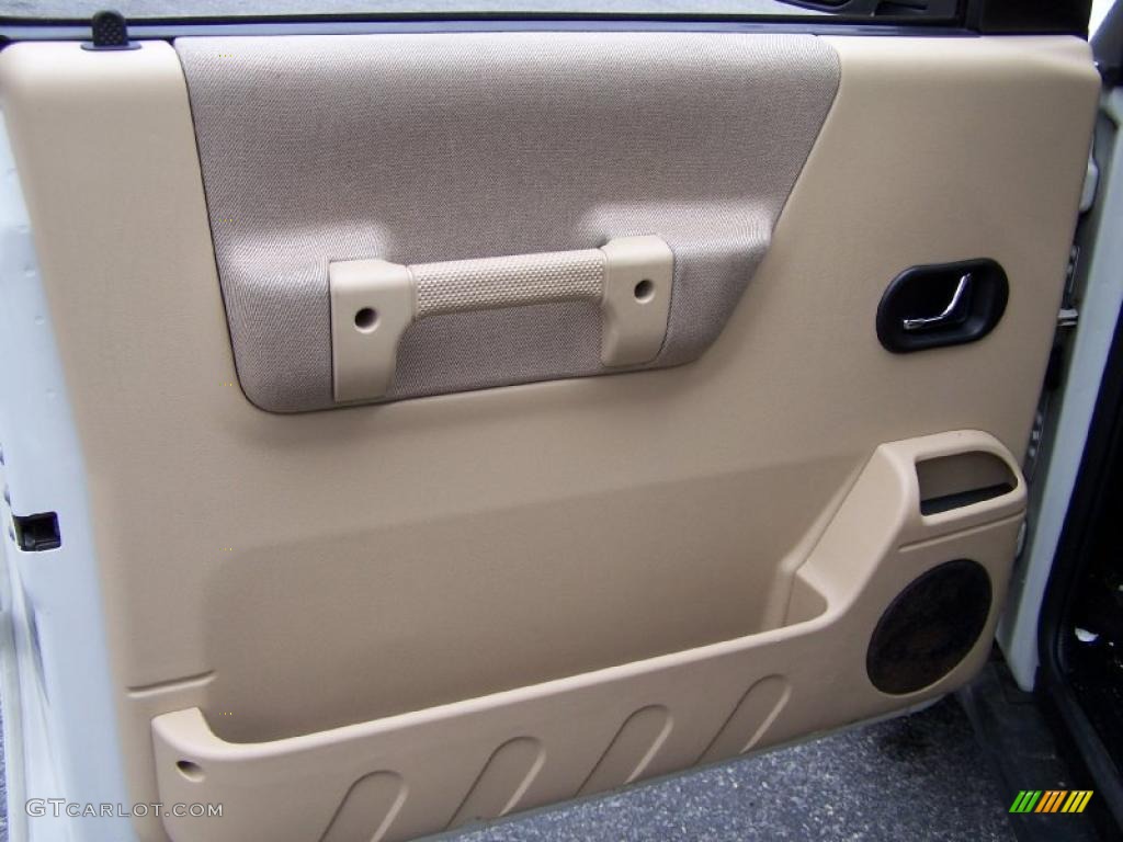 2003 Land Rover Discovery S Alpaca Beige Door Panel Photo #47952291