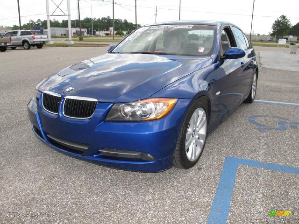 2008 3 Series 328i Sedan - Montego Blue Metallic / Gray photo #9