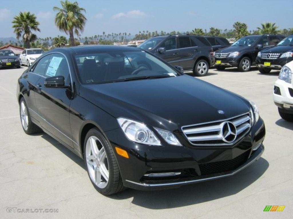 2011 E 350 Coupe - Black / Black photo #1