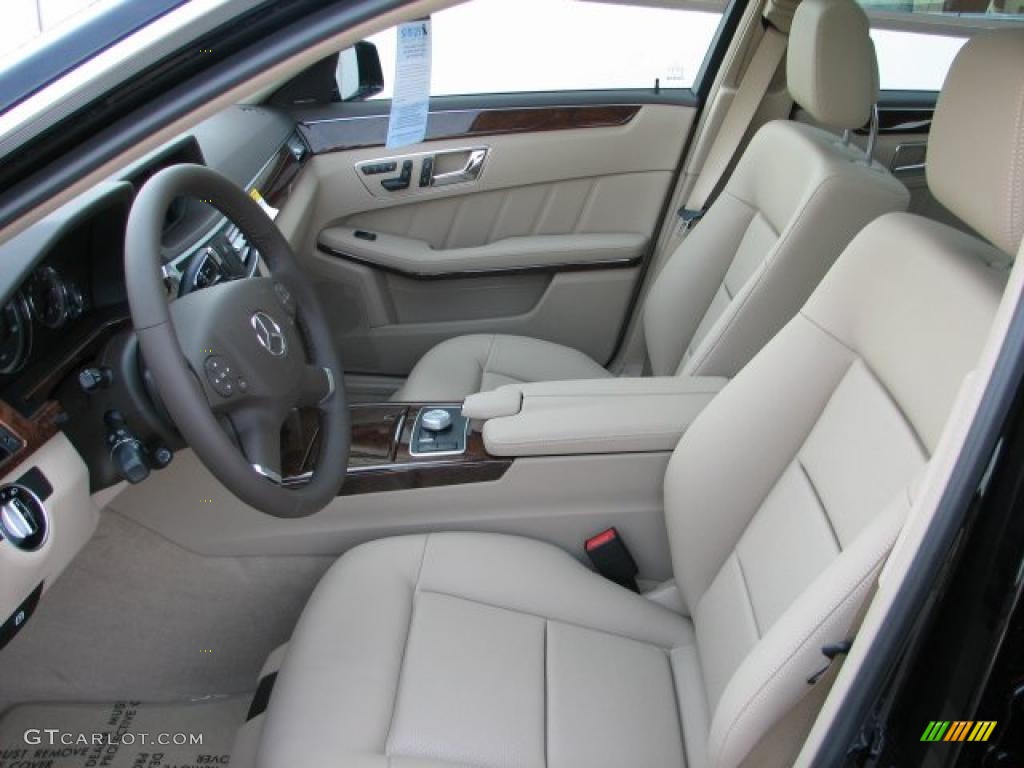 Almond/Mocha Interior 2011 Mercedes-Benz E 350 BlueTEC Sedan Photo #47952999