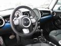 Grey/Black 2008 Mini Cooper S Hardtop Steering Wheel