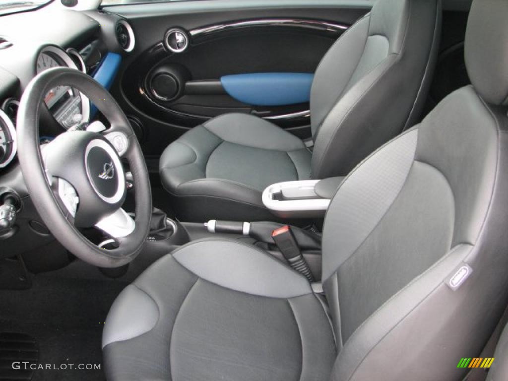 Grey/Black Interior 2008 Mini Cooper S Hardtop Photo #47954325