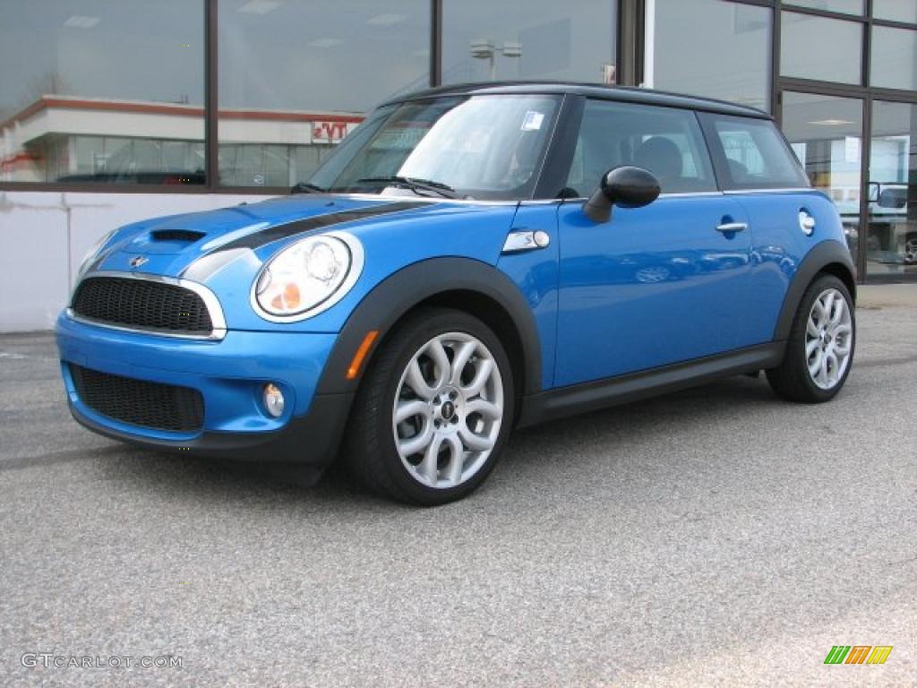 2008 Cooper S Hardtop - Laser Blue Metallic / Grey/Black photo #1