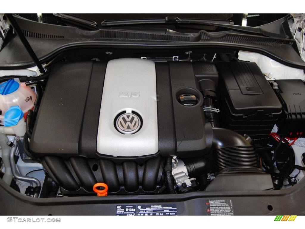 2009 Volkswagen Rabbit 4 Door 2.5 Liter DOHC 20-Valve 5 Cylinder Engine Photo #47955258