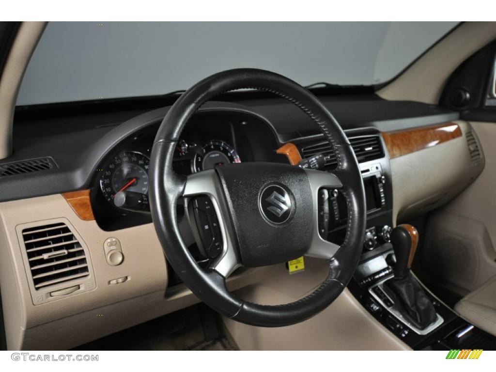 2008 Suzuki XL7 Limited AWD Beige Dashboard Photo #47955780