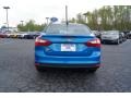 2012 Blue Candy Metallic Ford Focus SE Sedan  photo #4