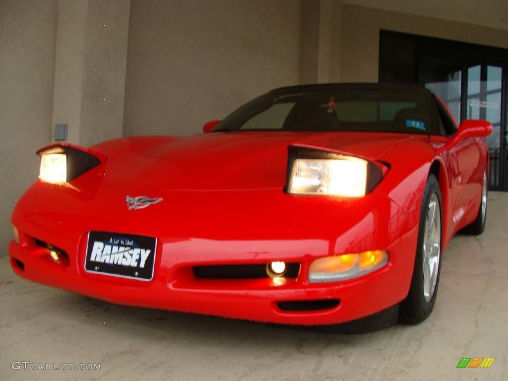 2003 Corvette Coupe - Torch Red / Black photo #1