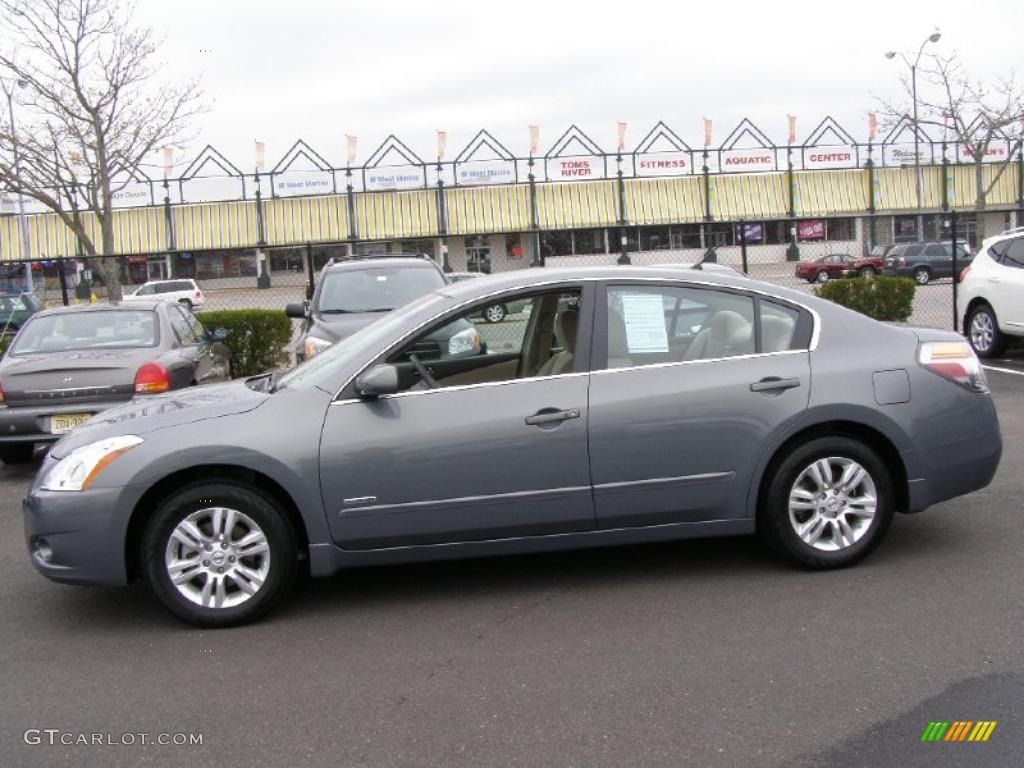 2010 Altima Hybrid - Dark Slate / Blond photo #4