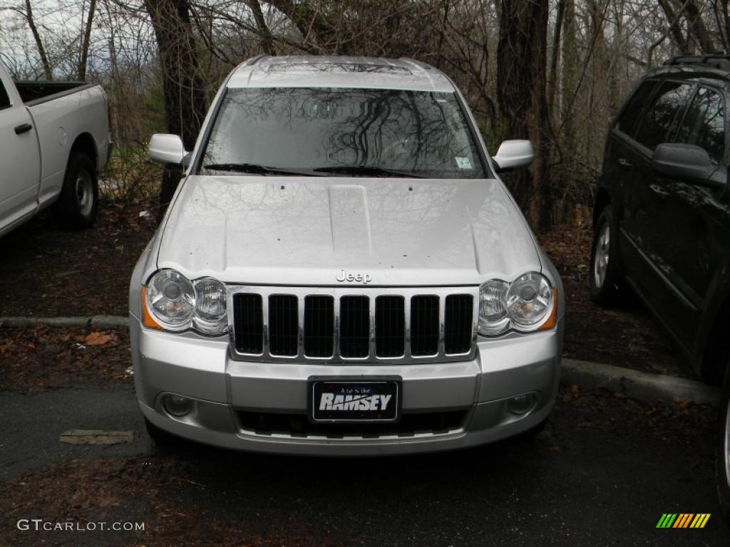 2008 Grand Cherokee Limited 4x4 - Bright Silver Metallic / Dark Slate Gray/Light Graystone photo #3