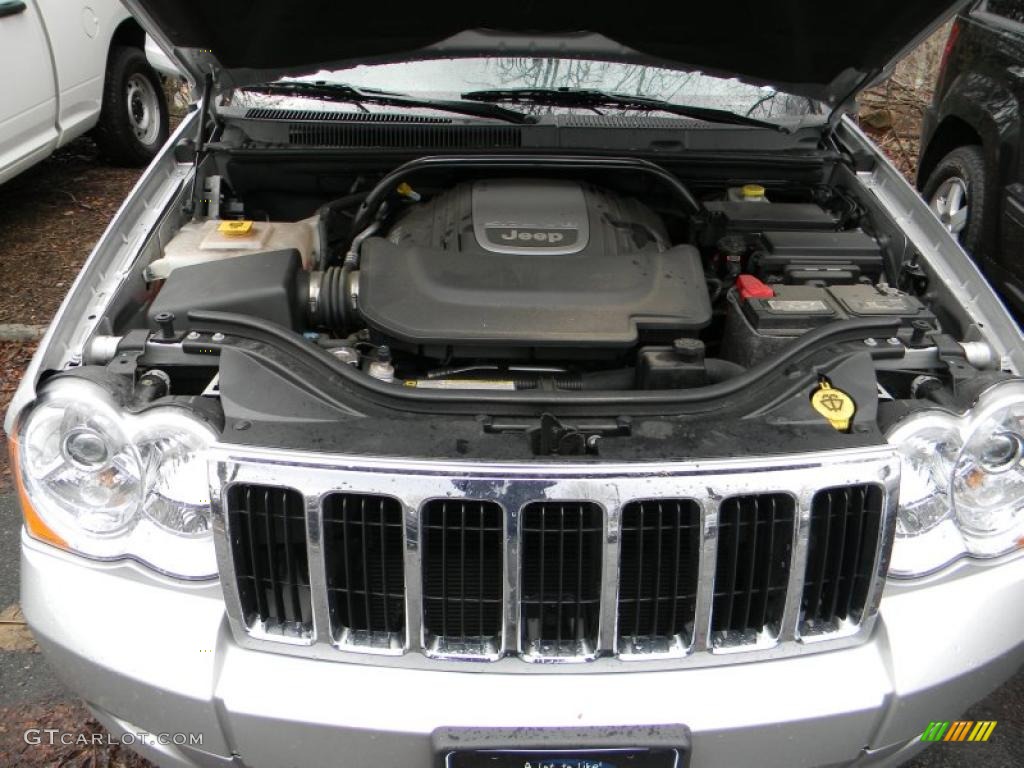 2008 Grand Cherokee Limited 4x4 - Bright Silver Metallic / Dark Slate Gray/Light Graystone photo #4
