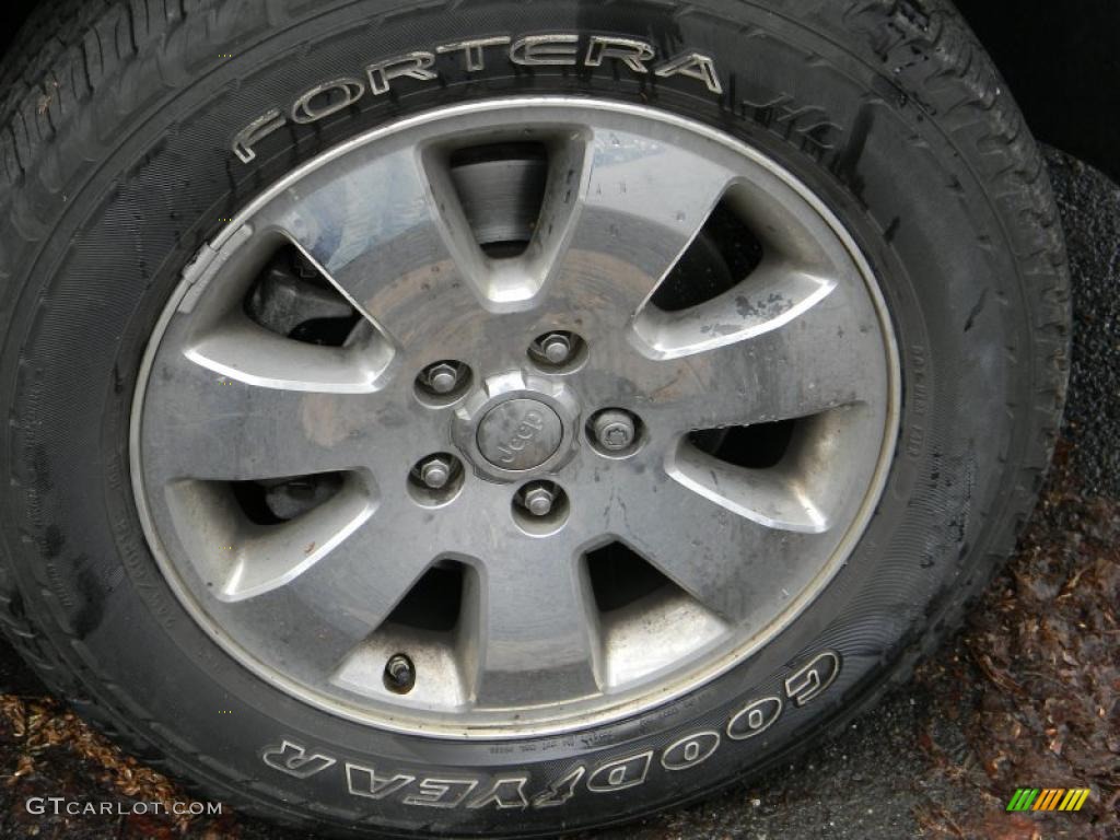 2008 Grand Cherokee Limited 4x4 - Bright Silver Metallic / Dark Slate Gray/Light Graystone photo #12