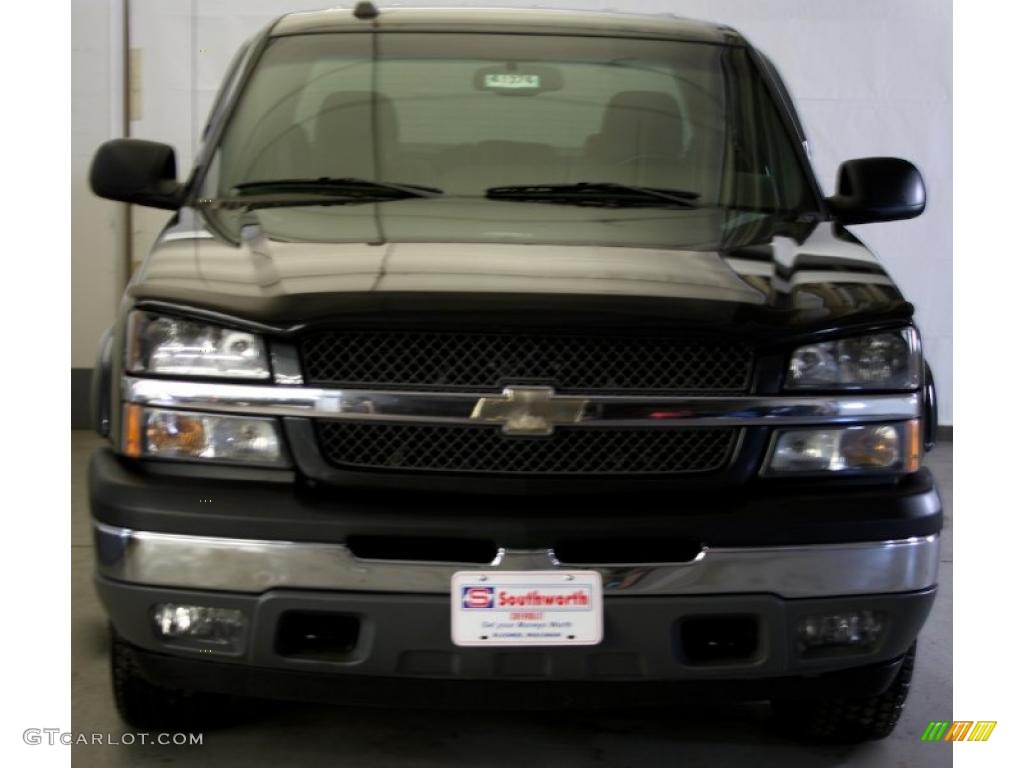 2005 Silverado 1500 Z71 Crew Cab 4x4 - Dark Blue Metallic / Dark Charcoal photo #3