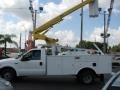 Oxford White 1999 Ford F350 Super Duty XL Regular Cab Chassis Utllity Bucket Exterior