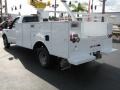1999 Oxford White Ford F350 Super Duty XL Regular Cab Chassis Utllity Bucket  photo #8
