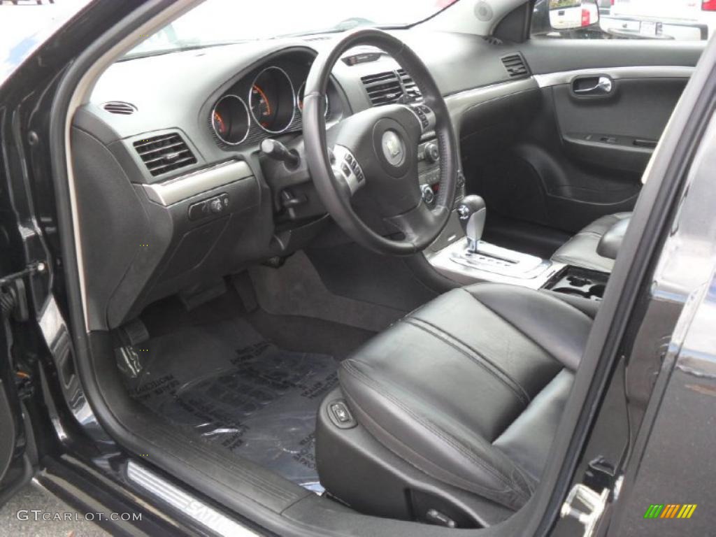 Black Interior 2009 Saturn Aura XR V6 Photo #47961804