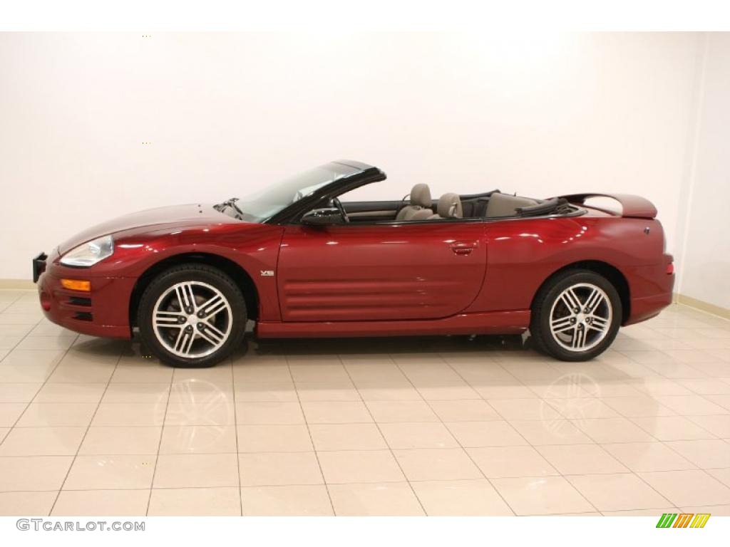 Ultra Red Pearl 2004 Mitsubishi Eclipse Spyder GTS Exterior Photo #47963160