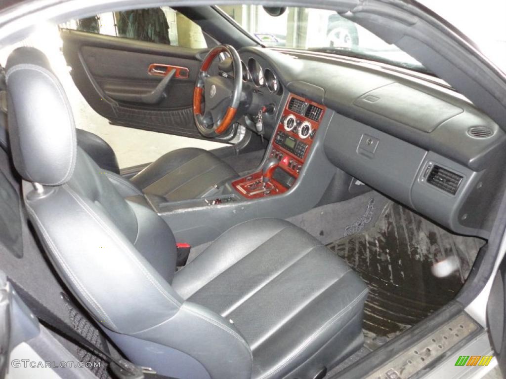Charcoal Interior 2004 Mercedes-Benz SLK 320 Roadster Photo #47963274