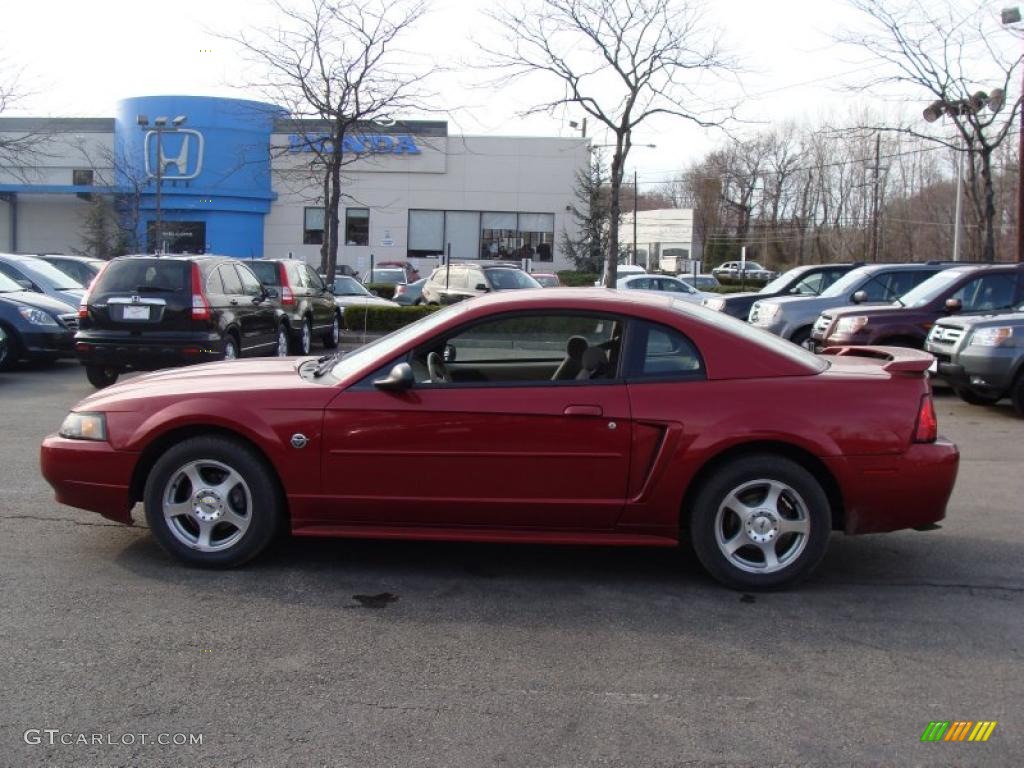 2004 Mustang V6 Coupe - Redfire Metallic / Medium Parchment photo #1