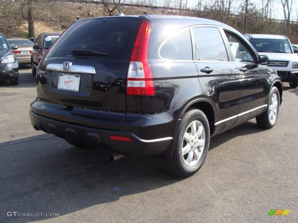 2008 CR-V EX-L 4WD - Nighthawk Black Pearl / Gray photo #8