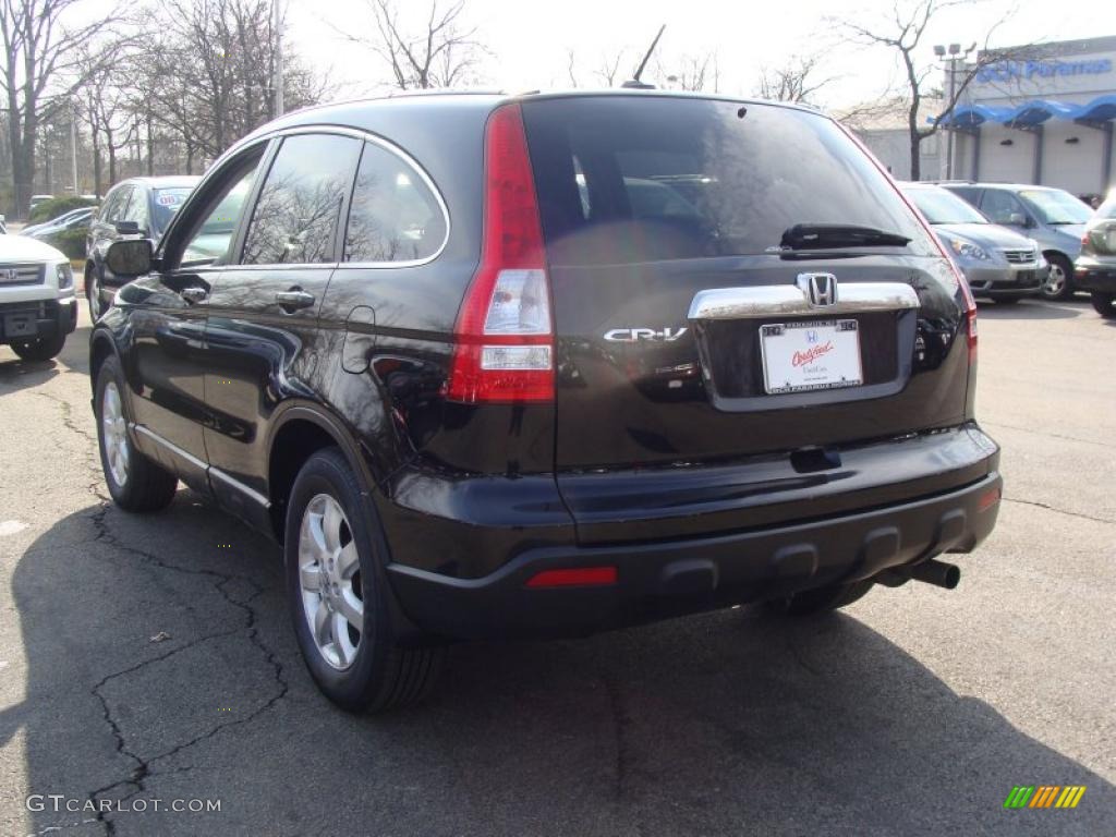 2008 CR-V EX-L 4WD - Nighthawk Black Pearl / Gray photo #10