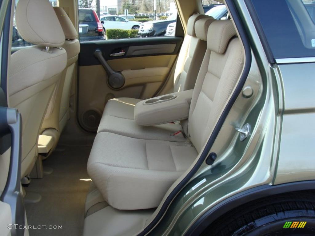 2008 CR-V LX 4WD - Green Tea Metallic / Ivory photo #11