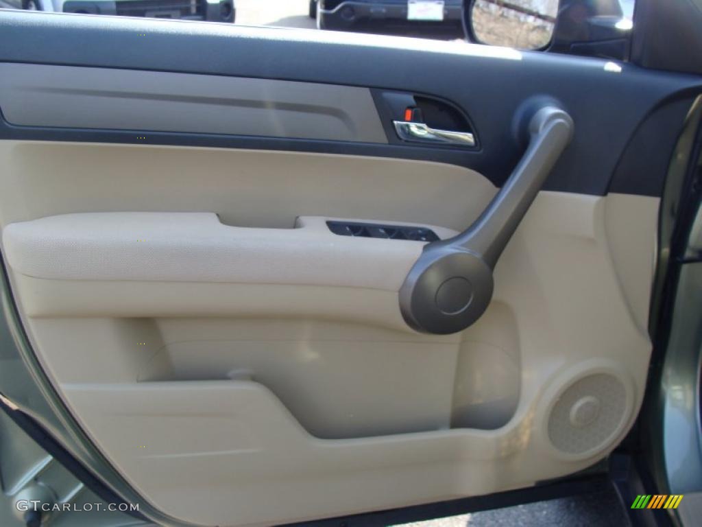 2008 CR-V LX 4WD - Green Tea Metallic / Ivory photo #12