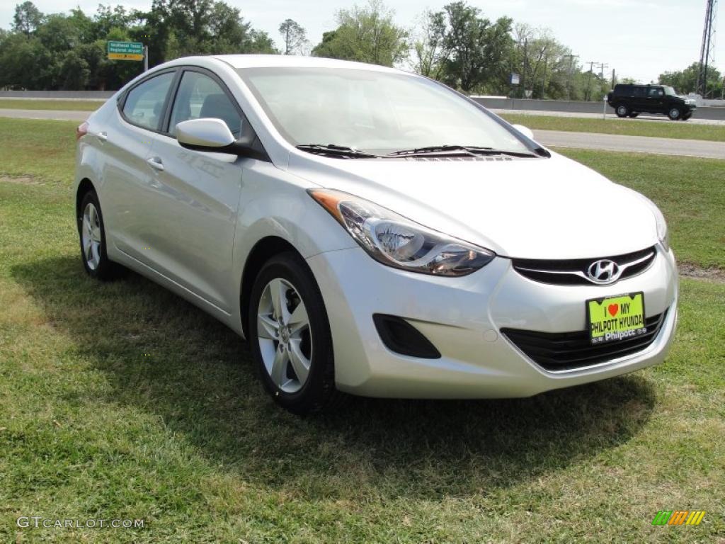 2011 Elantra GLS - Radiant Silver / Gray photo #1