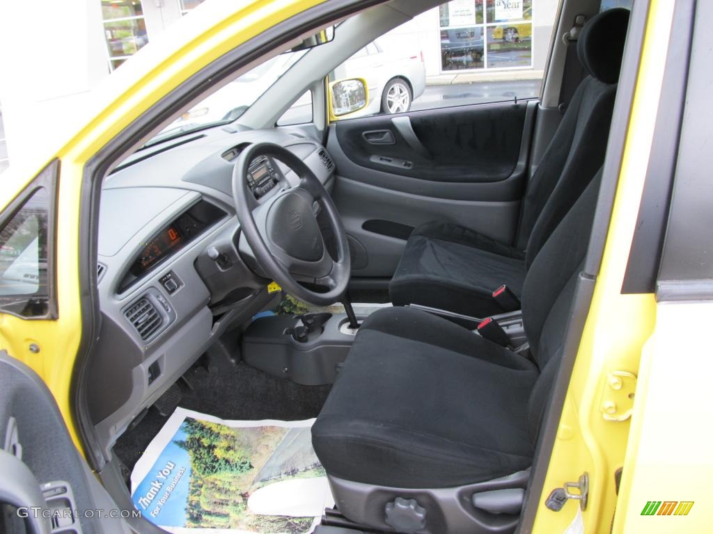 2003 Aerio SX AWD Sport Wagon - Electric Yellow / Black photo #20