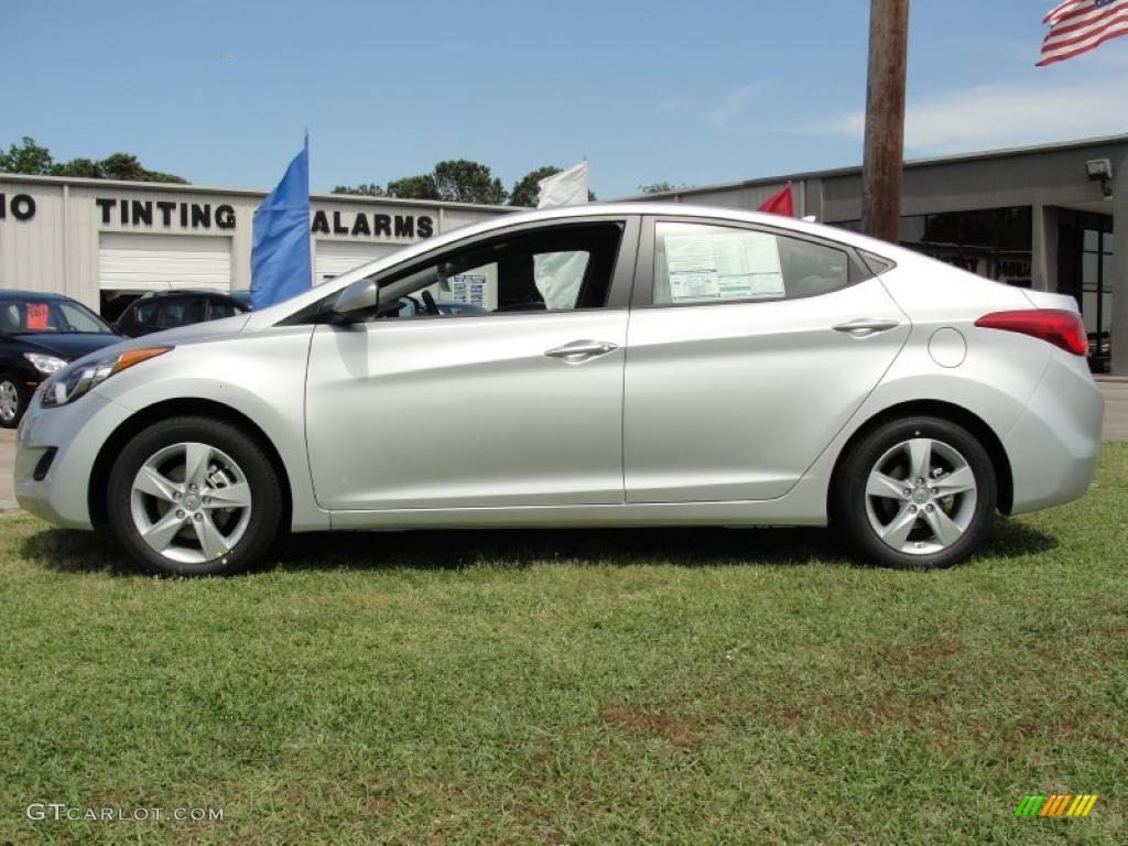 Radiant Silver 2011 Hyundai Elantra GLS Exterior Photo #47967050