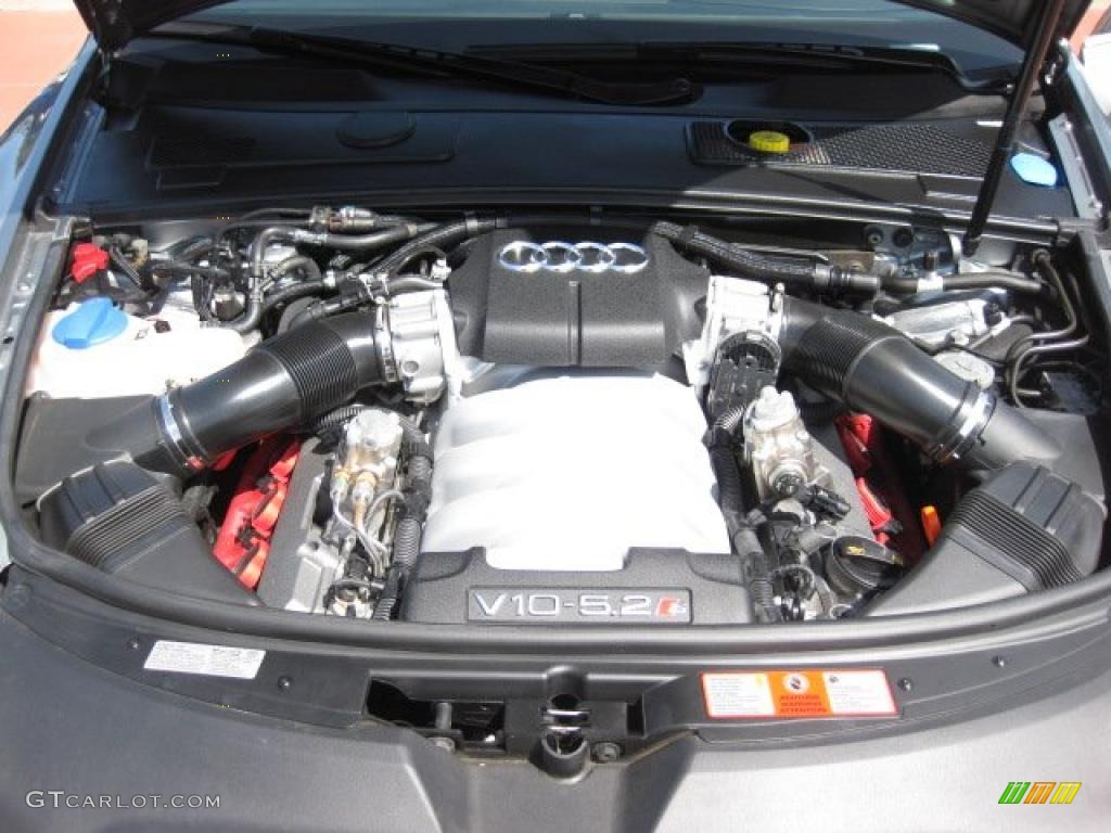 2007 Audi S6 5.2 quattro Sedan 5.2 Liter DOHC 40-Valve VVT V10 Engine Photo #47967173