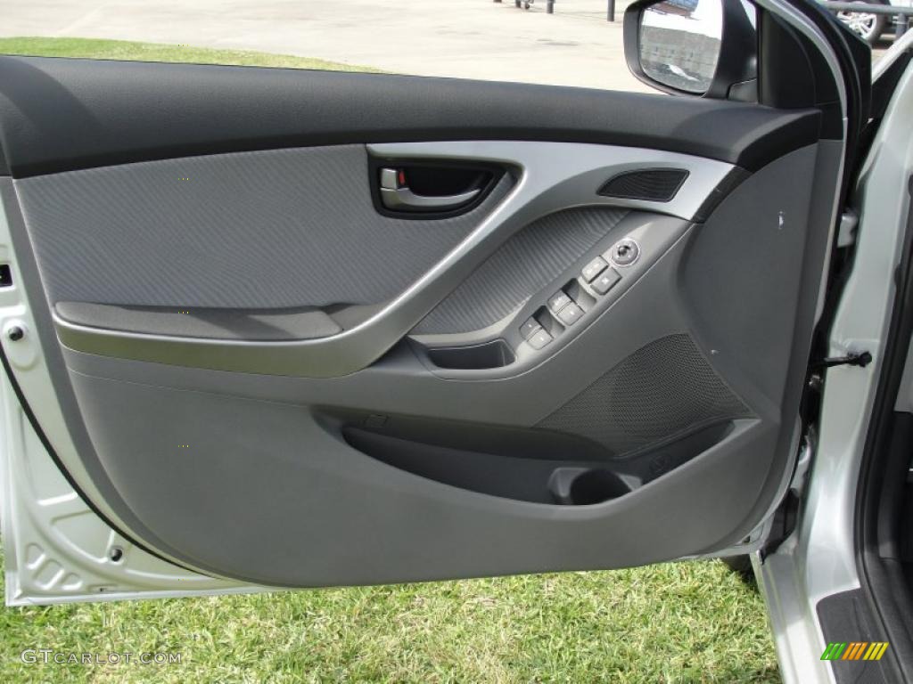 2011 Hyundai Elantra GLS Gray Door Panel Photo #47967263