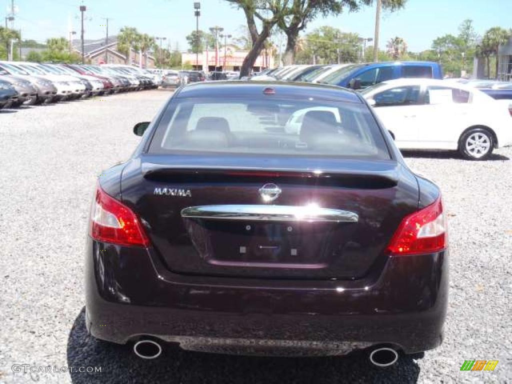 2011 Maxima 3.5 SV - Crimson Black / Charcoal photo #3