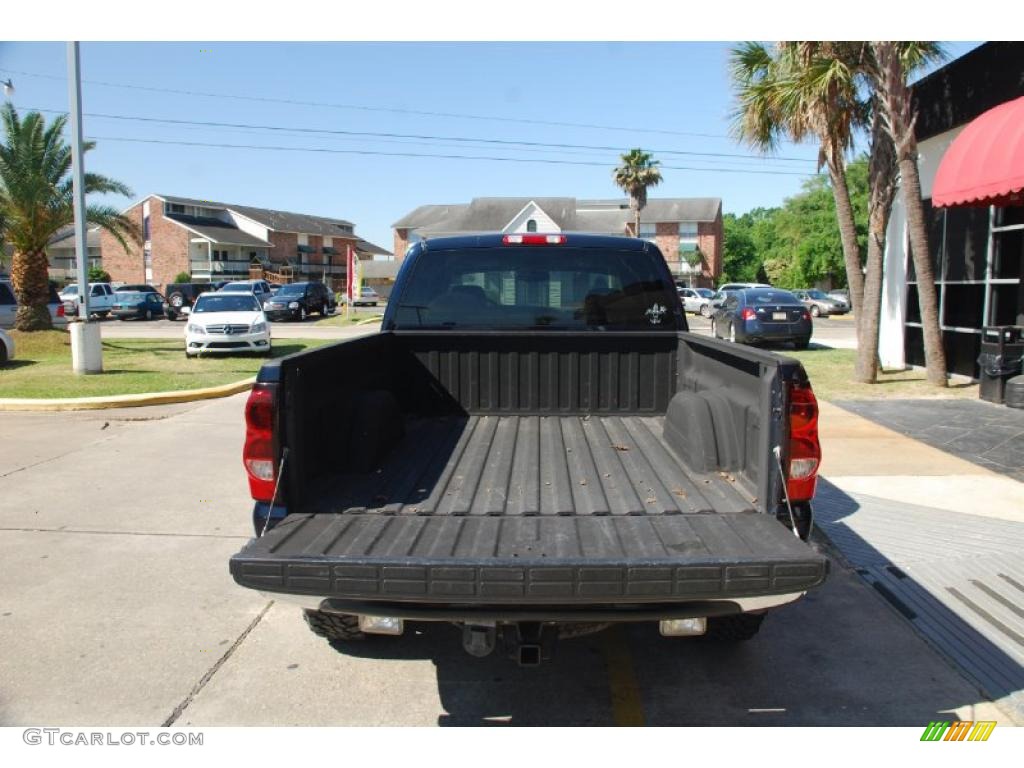 2006 Silverado 1500 Z71 Extended Cab 4x4 - Dark Blue Metallic / Tan photo #4