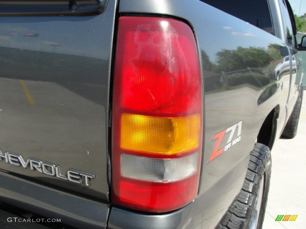 2002 Silverado 1500 LS Extended Cab 4x4 - Light Pewter Metallic / Graphite Gray photo #28
