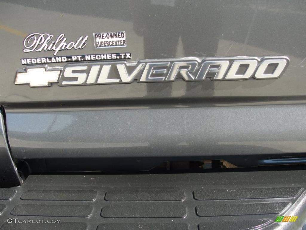 2002 Silverado 1500 LS Extended Cab 4x4 - Light Pewter Metallic / Graphite Gray photo #31