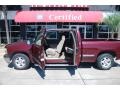 2002 Dark Carmine Red Metallic Chevrolet Silverado 1500 LS Extended Cab  photo #9