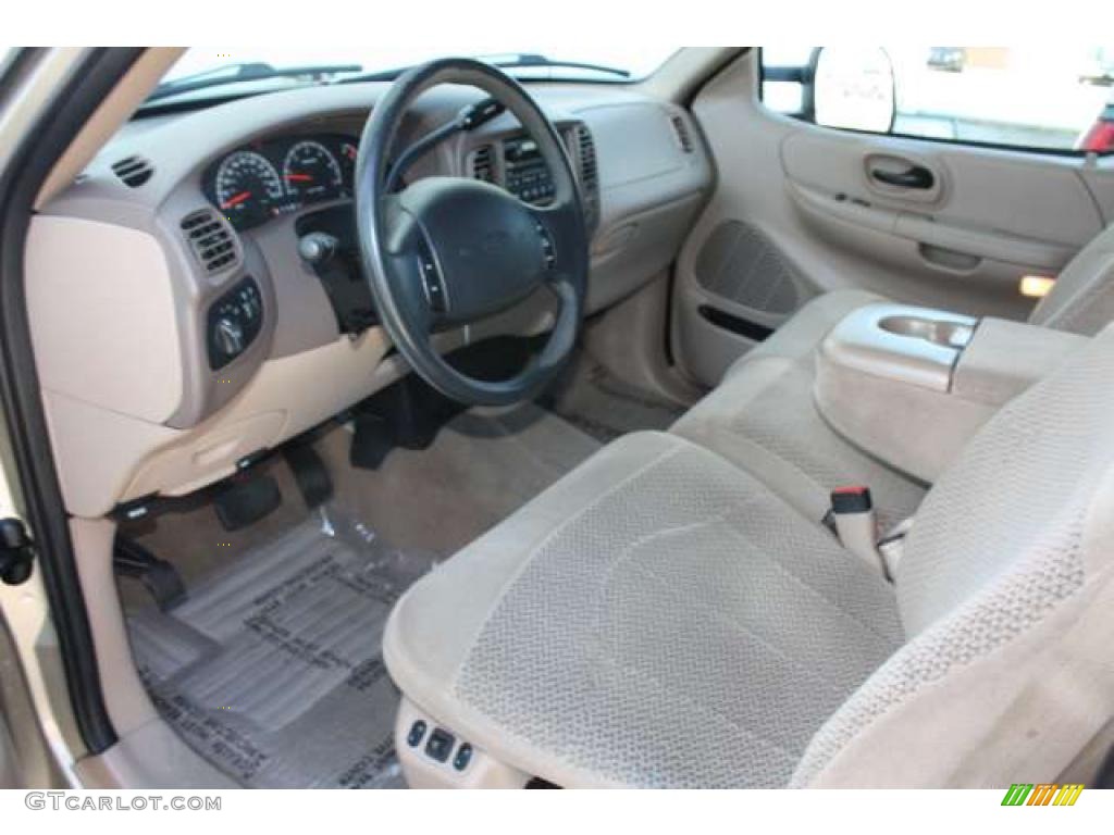 Medium Prairie Tan Interior 1999 Ford F150 XLT Extended Cab Photo #47972447