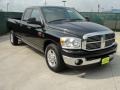 Brilliant Black Crystal Pearl 2008 Dodge Ram 2500 SLT Quad Cab